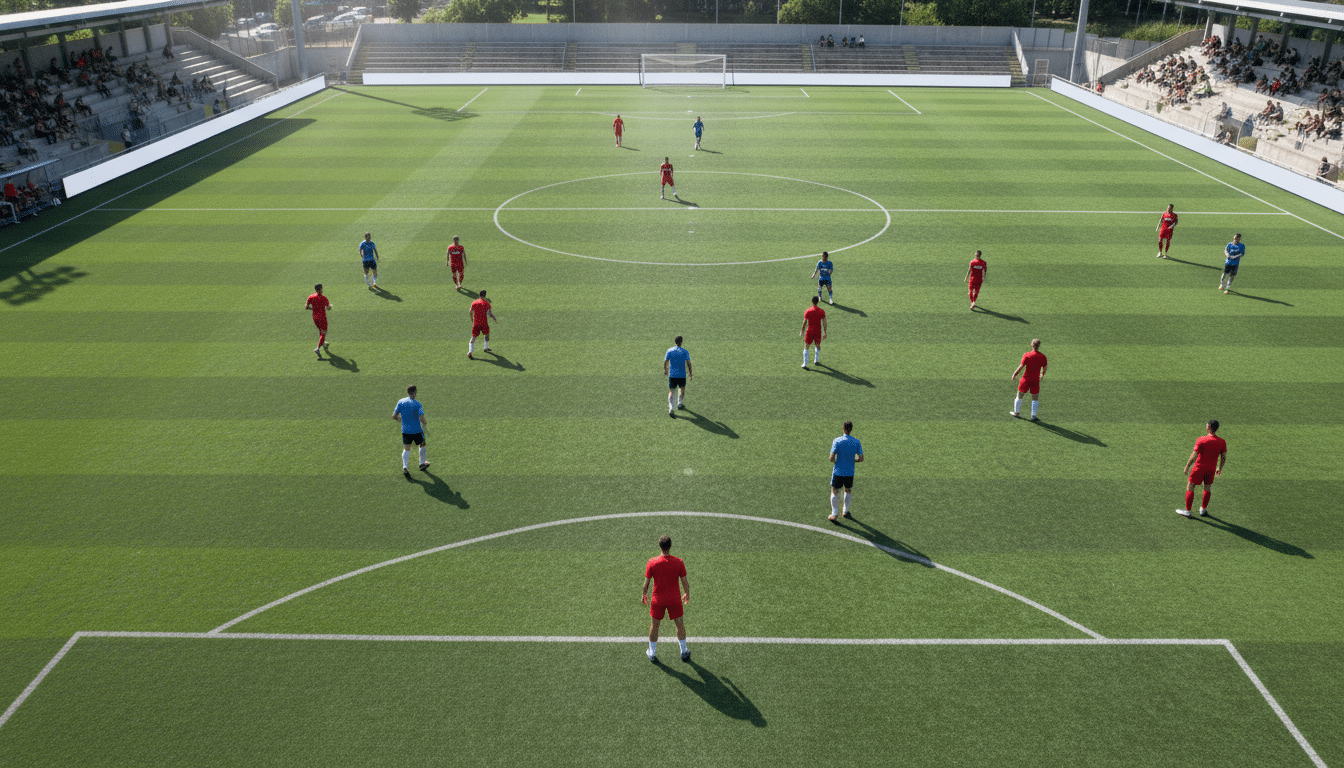 Silkeborg IF and FC Midtjylland meet for a friendly in Herning