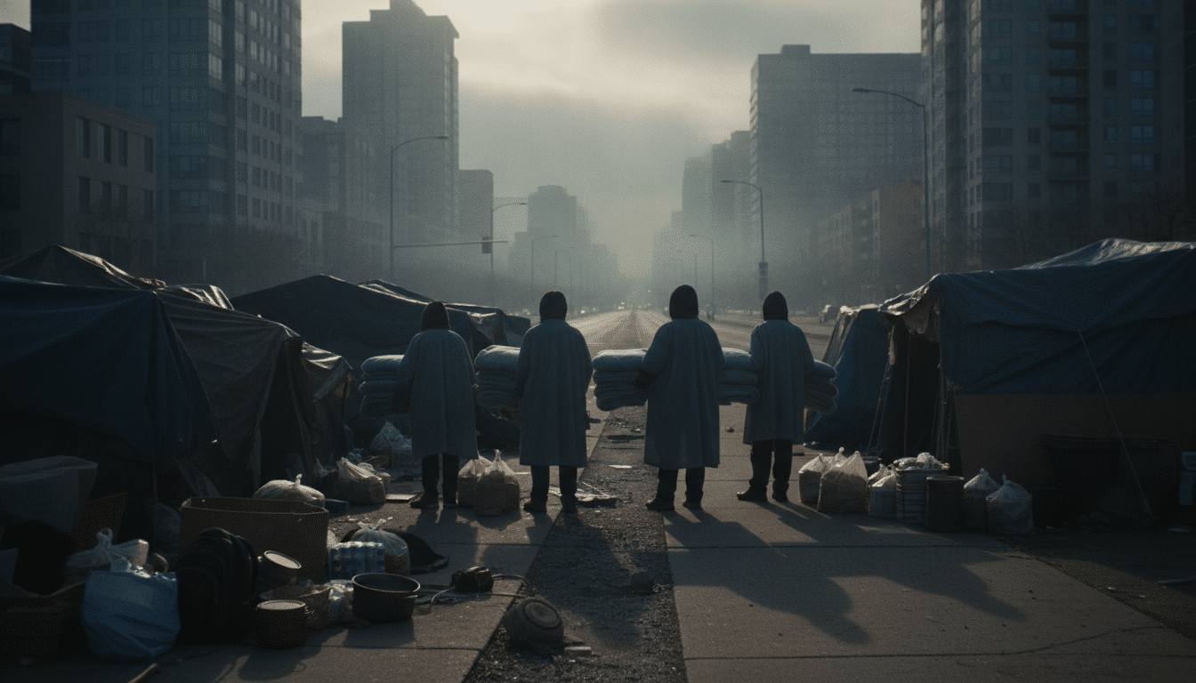 The number of homeless people is rising sharply in major cities: Economic uncertainty and a housing shortage are to blame for the crisis